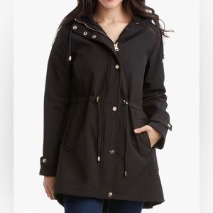 Jessica Simpson small black rain resistant coat